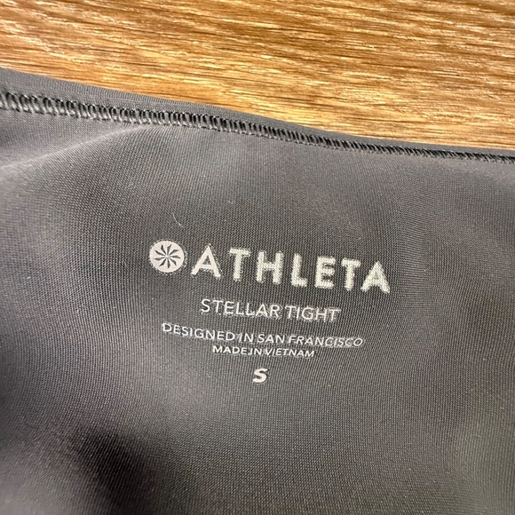 Athleta Stellar Tight Women's Leggings, S, Grey,  Zip Pocket, Business Casual - Picture 5 of 12